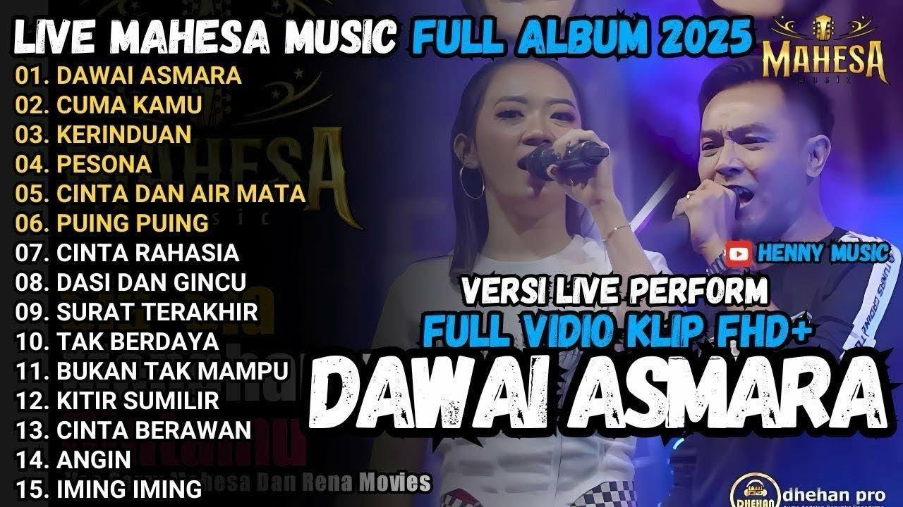 MAHESA MUSIC LIVE PERFOM - DASI DAN GINCU - PESONA - CINTA RAHASIA - MAHESA MUSIC TERBARU 2025 