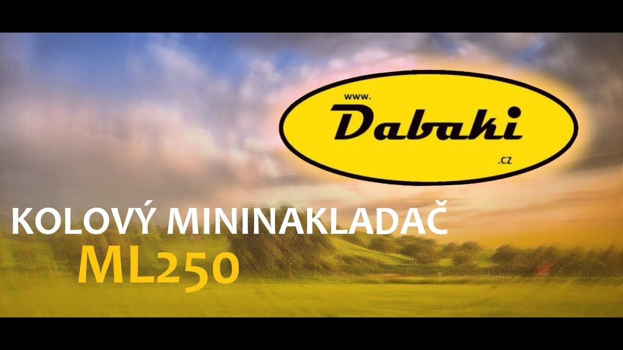 Dabaki - Kolový Mininakladač | ML250