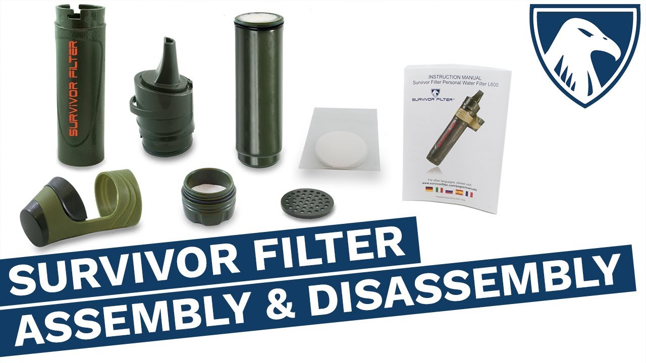 Disassembling the Survivor Filter Straw Water Filter