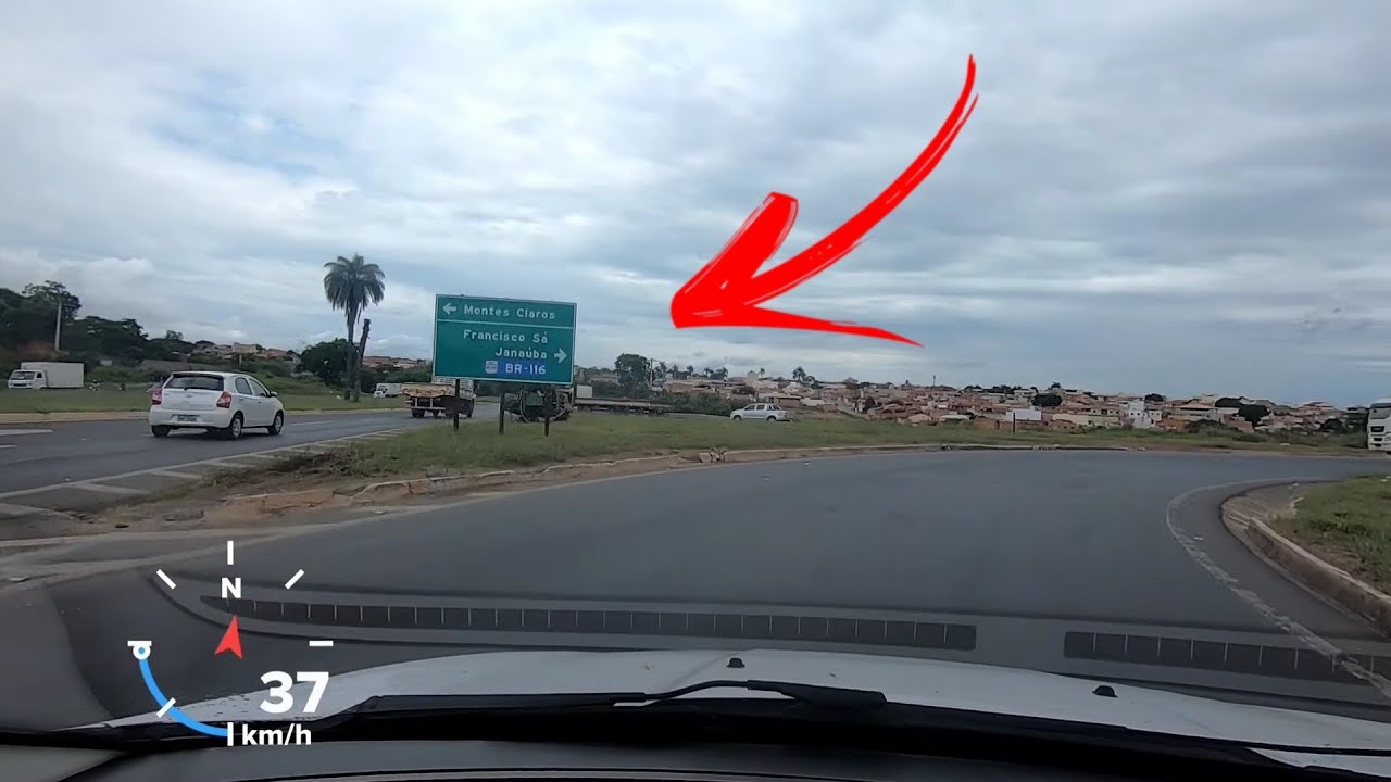(12) Chegando em Montes Claros, saído da BR-135 e acessando o Anel Rodoviário até chegamos a BR-251