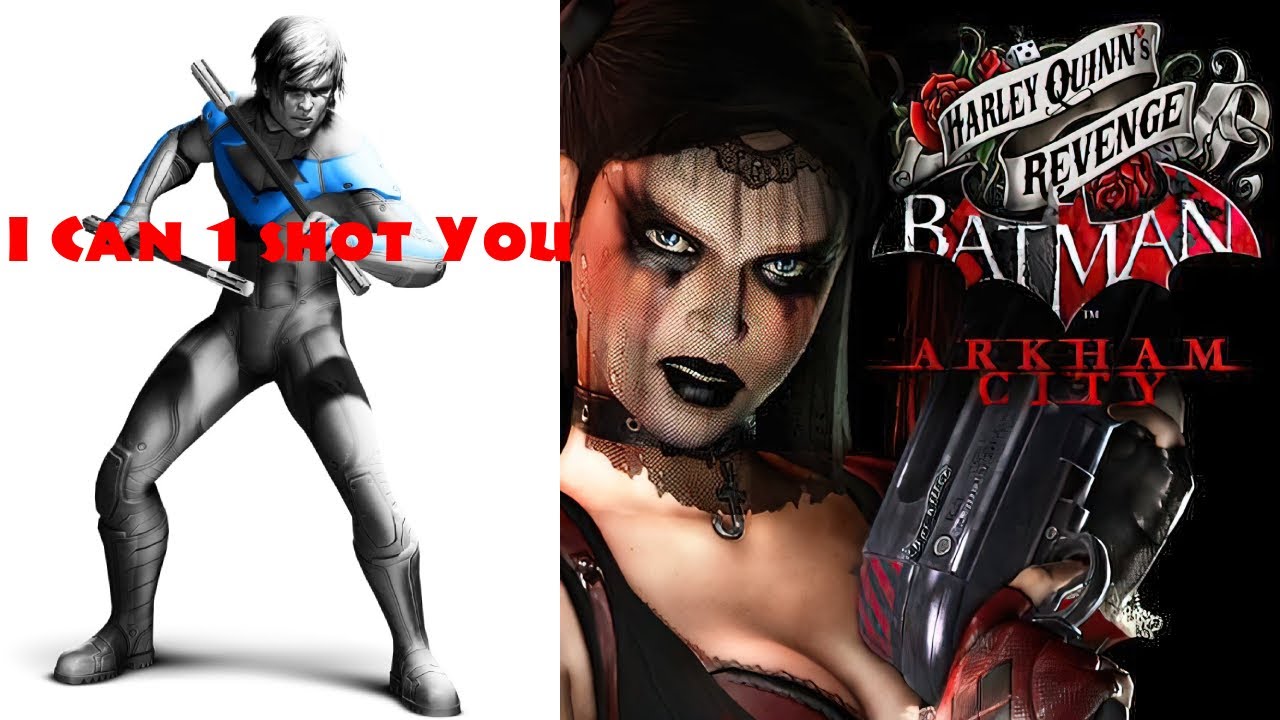 Nightwing Can 1 Shot Harley Quinn-  I Played Arkham City's DLC As Nightwing