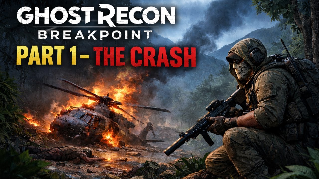 Ghost Recon Breakpoint: Part 1 - The Crash | Realistic Stealth Walkthrough (No Commentary)