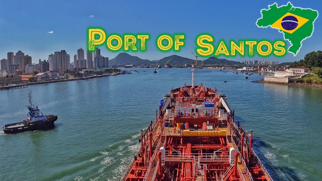 TIMELAPSE: Busiest and Largest Seaport in South America - Port of Santos - BRAZIL 🇧🇷