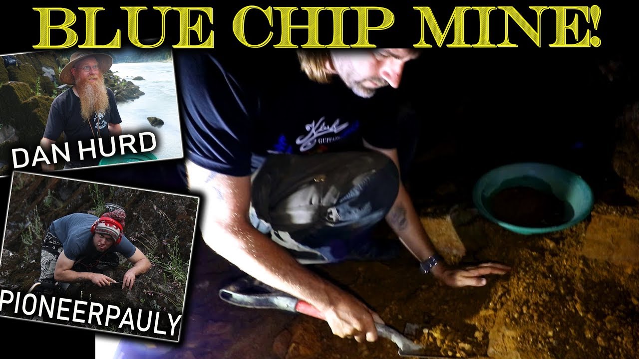 Blue Chip Mine - CANADIAN  HARD ROCK GOLD MINING with PioneerPauly at Dan Hurd's Claim!