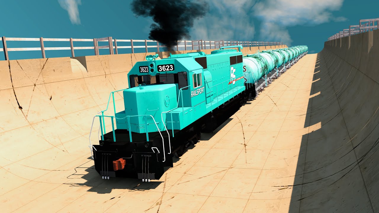 🚂Train vs GTA 5 Ramp Jump Crashes BeamNG.Drive | Part-5