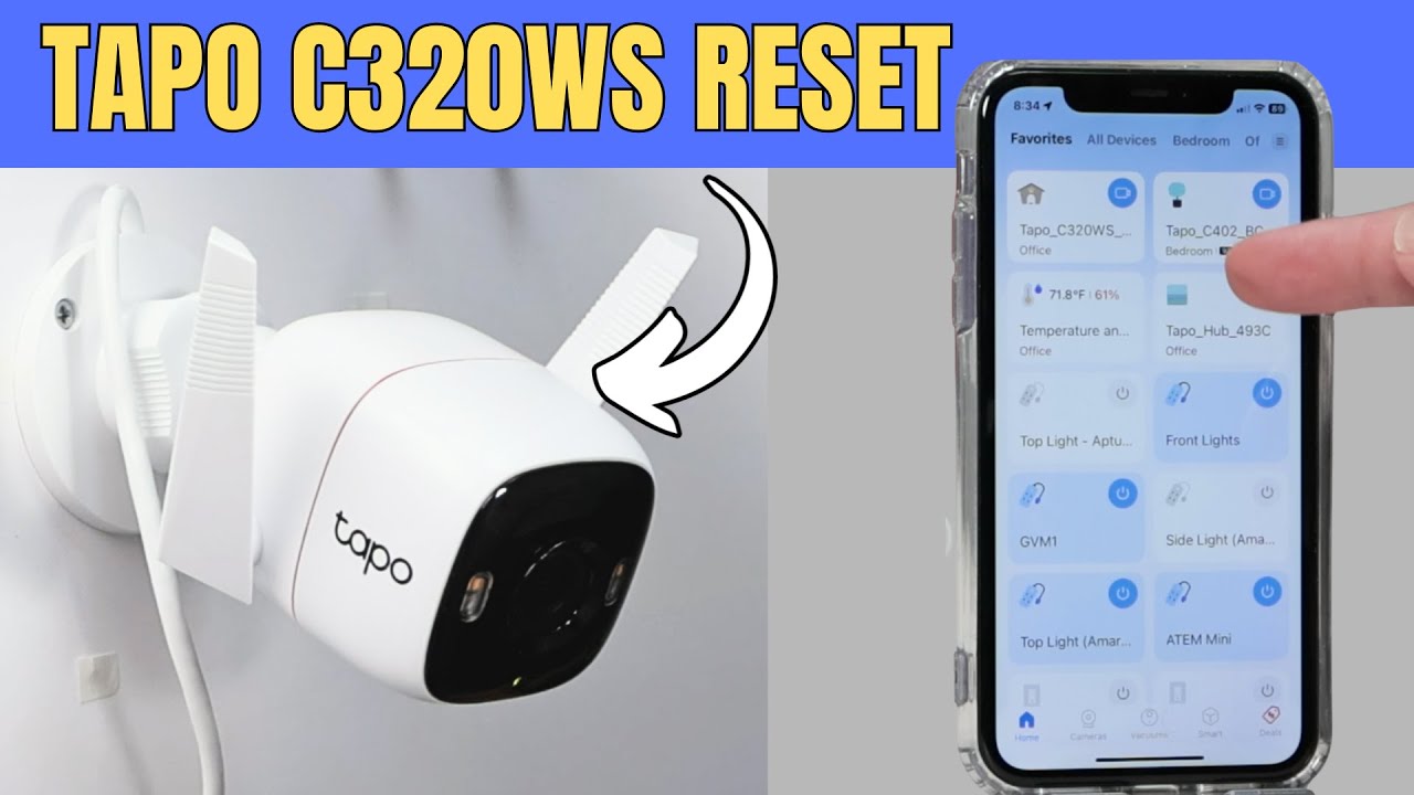 Как сбросить настройки Tapo C320WS &mdash; локально и удаленно &mdash; пошаговая инструкция