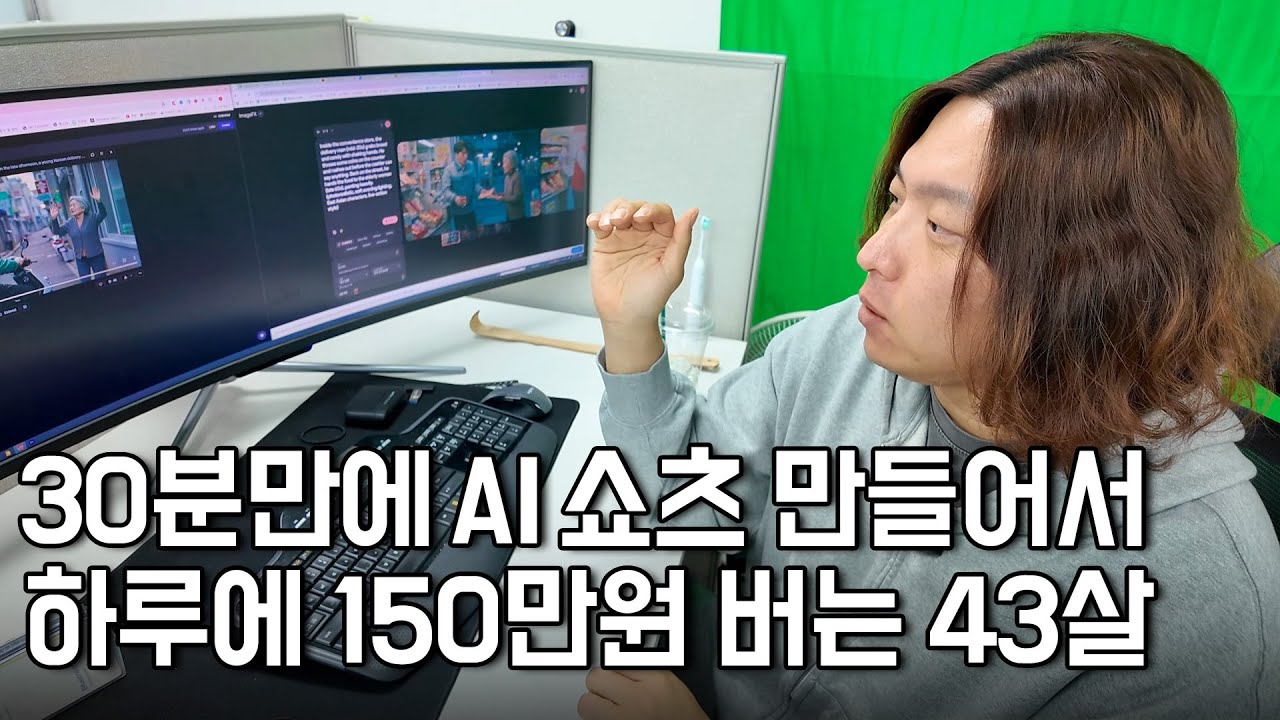AI로 30분만에 영상 만들고, 하루 150만원 버는 43살 아저씨