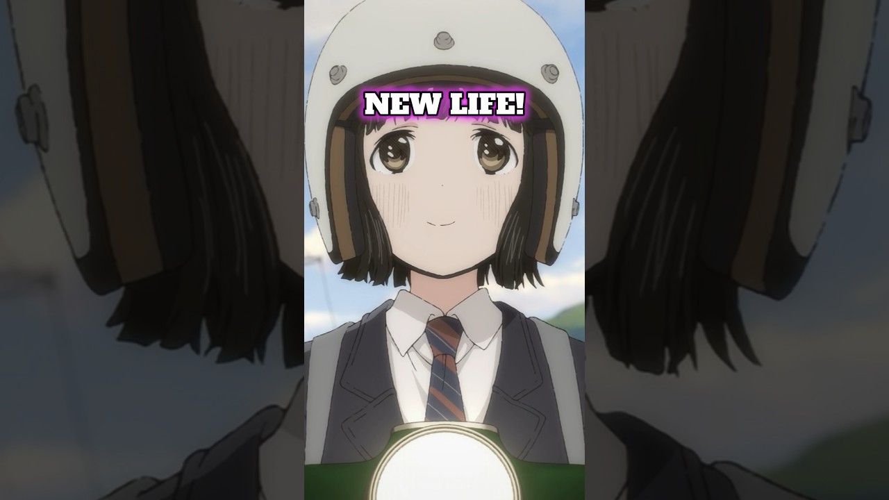 THIS ANIME GIRL LOVES HER BIKE 🙂