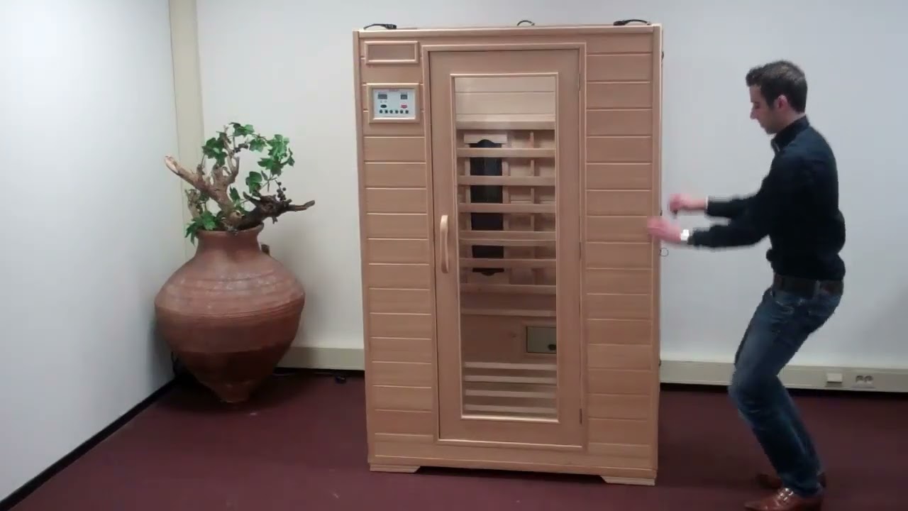 Interline Deluxe infraroodcabine installatie   U krijgt de cabine als simpel te monteren bouwpakket