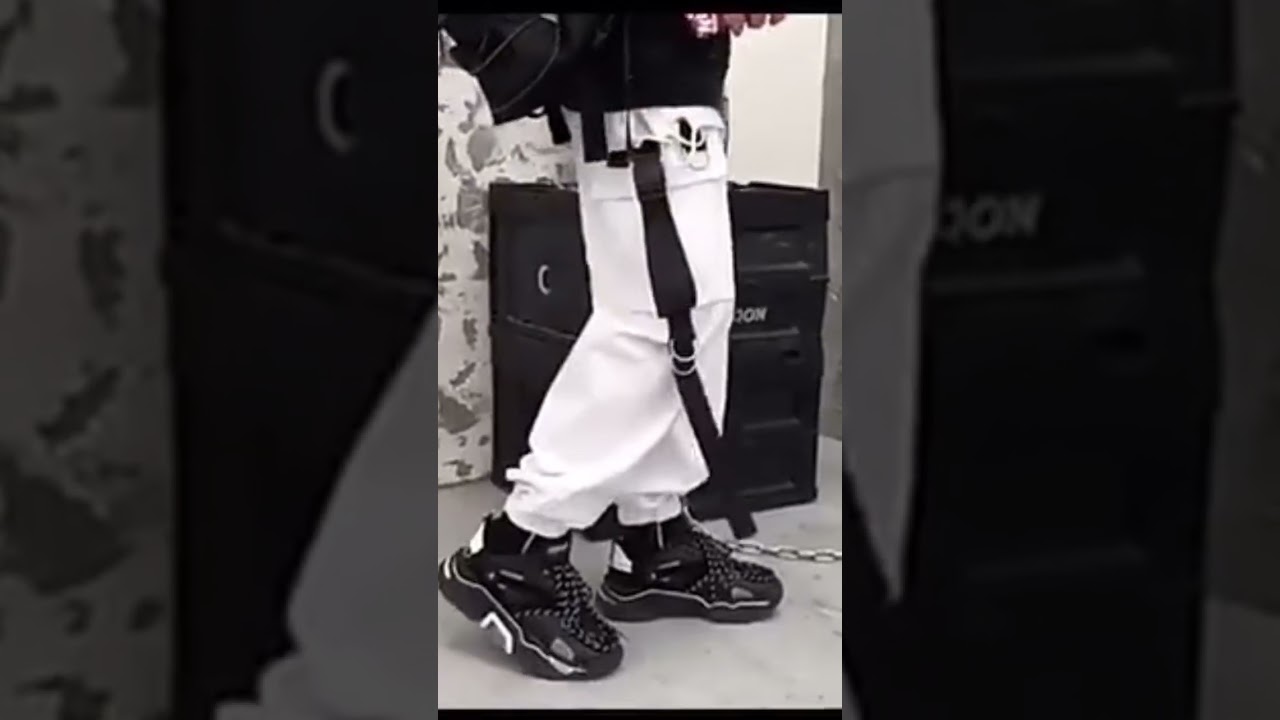 Cyber Techwear Men&rsquo;s Cargo Pants | Cyberpunk Streetwear |  #CyberTechwear #CargoPants #cyberpunk