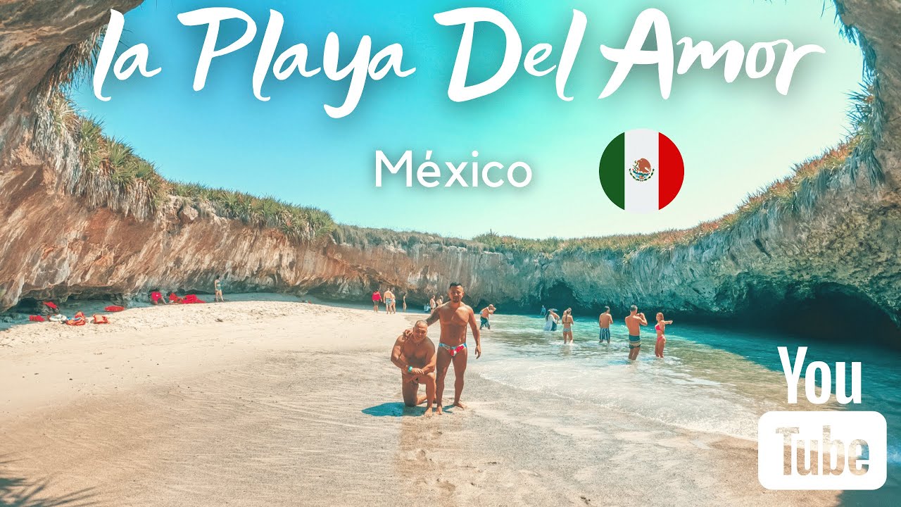 LA PLAYA DEL AMOR ❤️ |4K| Conocimos la playa más impactante de México 🇲🇽