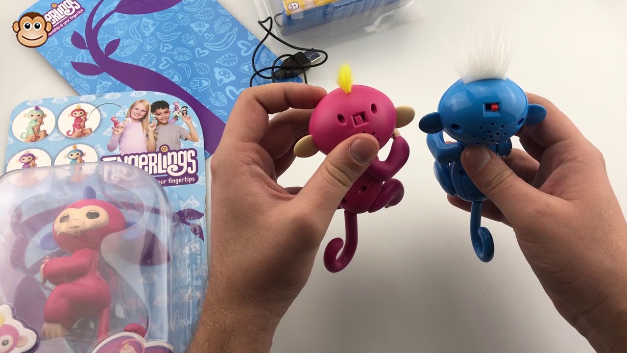 Интерактивная обезьянка fingerlings 2.0