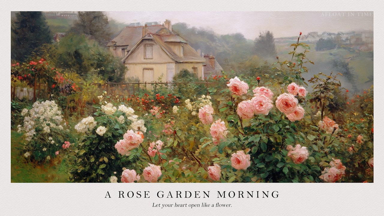 Morning in a Rose Garden ☀️ Soft Piano Music for Relaxation, Work, Study & Serenity