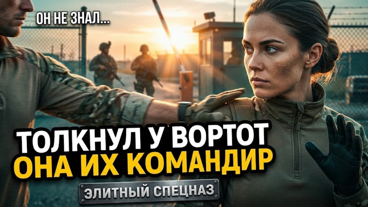 Солдат толкнул её у ворот — не зная, что она командует элитным спецназом