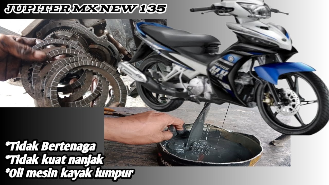 Penyebab Jupiter mx new tidak bertenaga,Loyo,Tidak kuat nanjak |cara pemasangan plat kopling