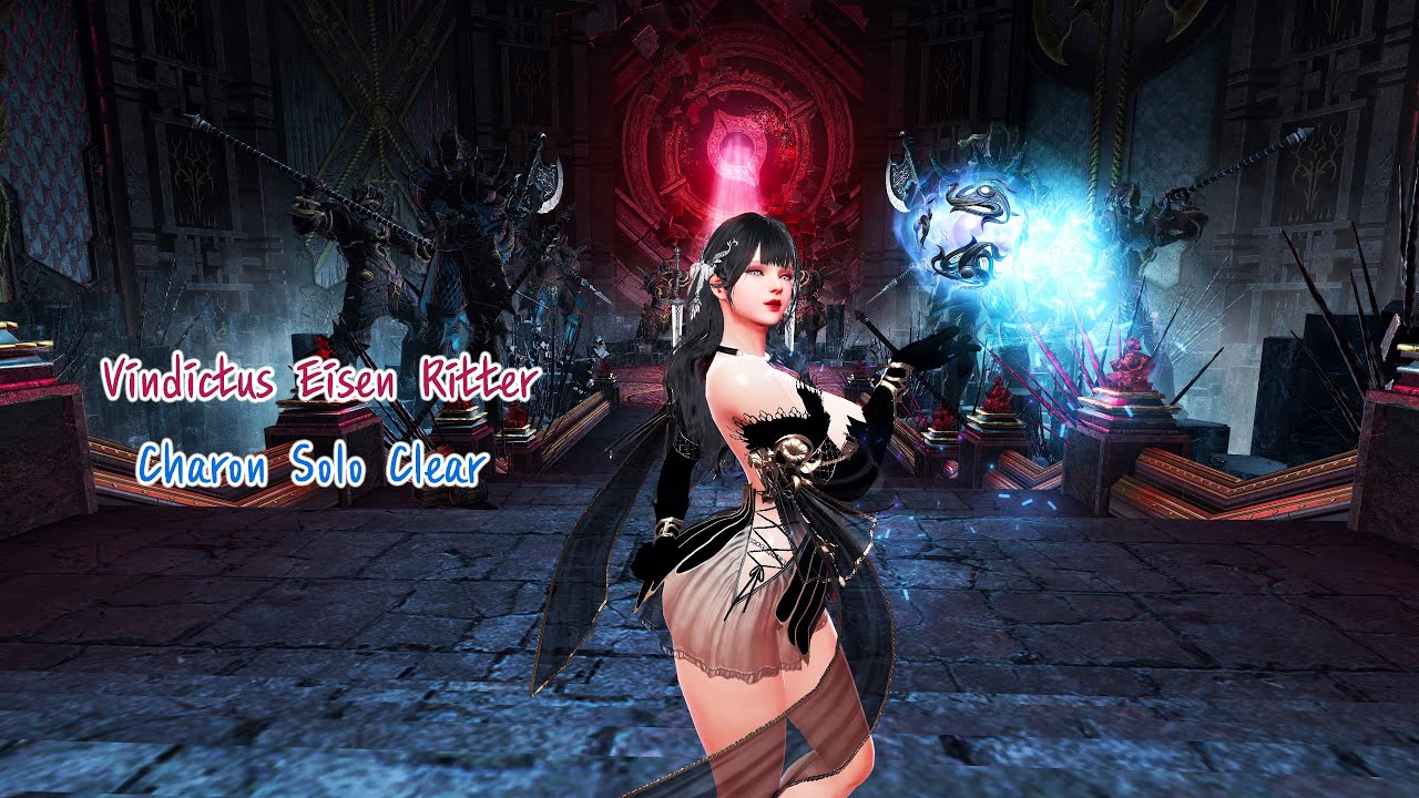 마비노기 영웅전 체른 아이젠리터 솔클 / Vindictus Eisen Ritter Charon Solo Clear (Test Server)