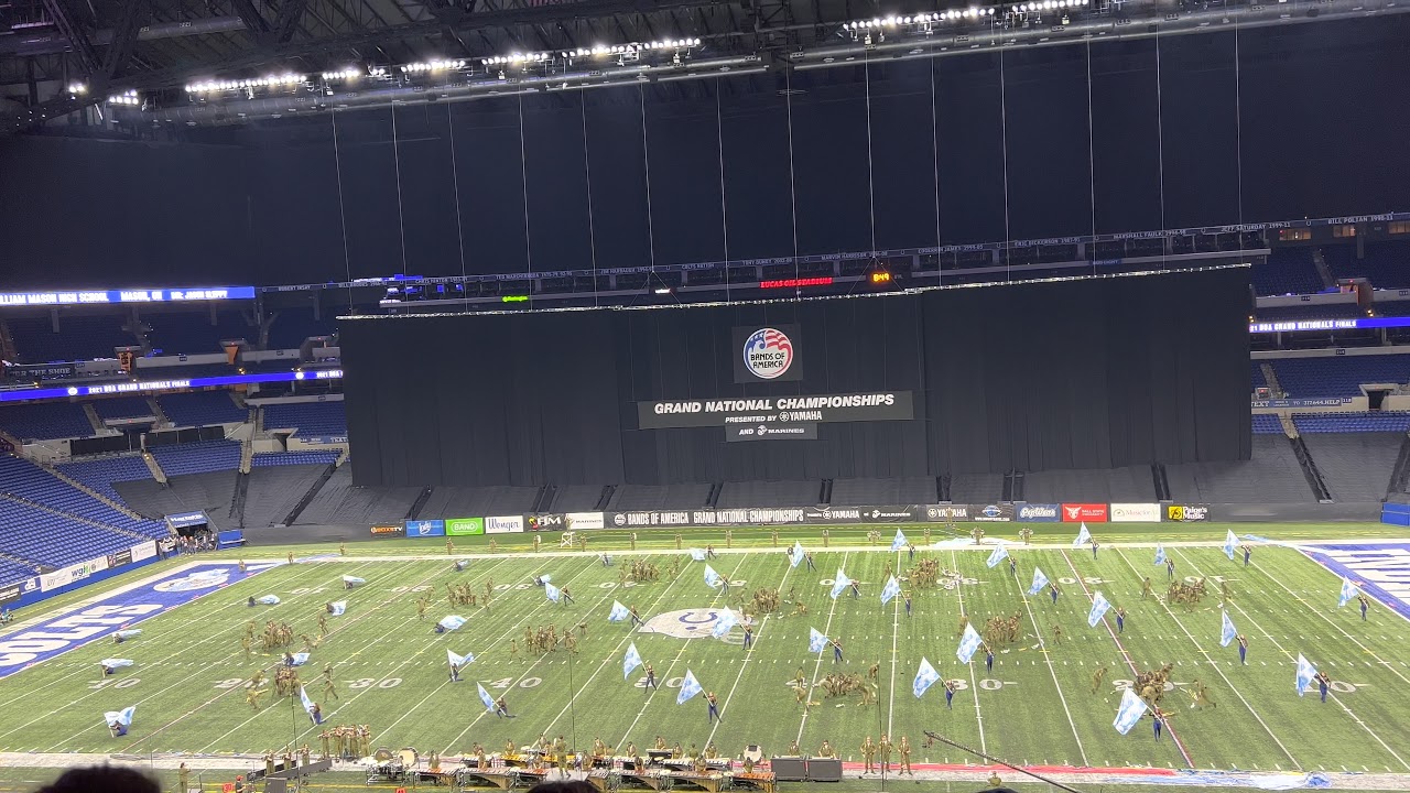 Wm Mason High School Marching Band Performs TopGun in BOA Grand Nationals Finals 2021