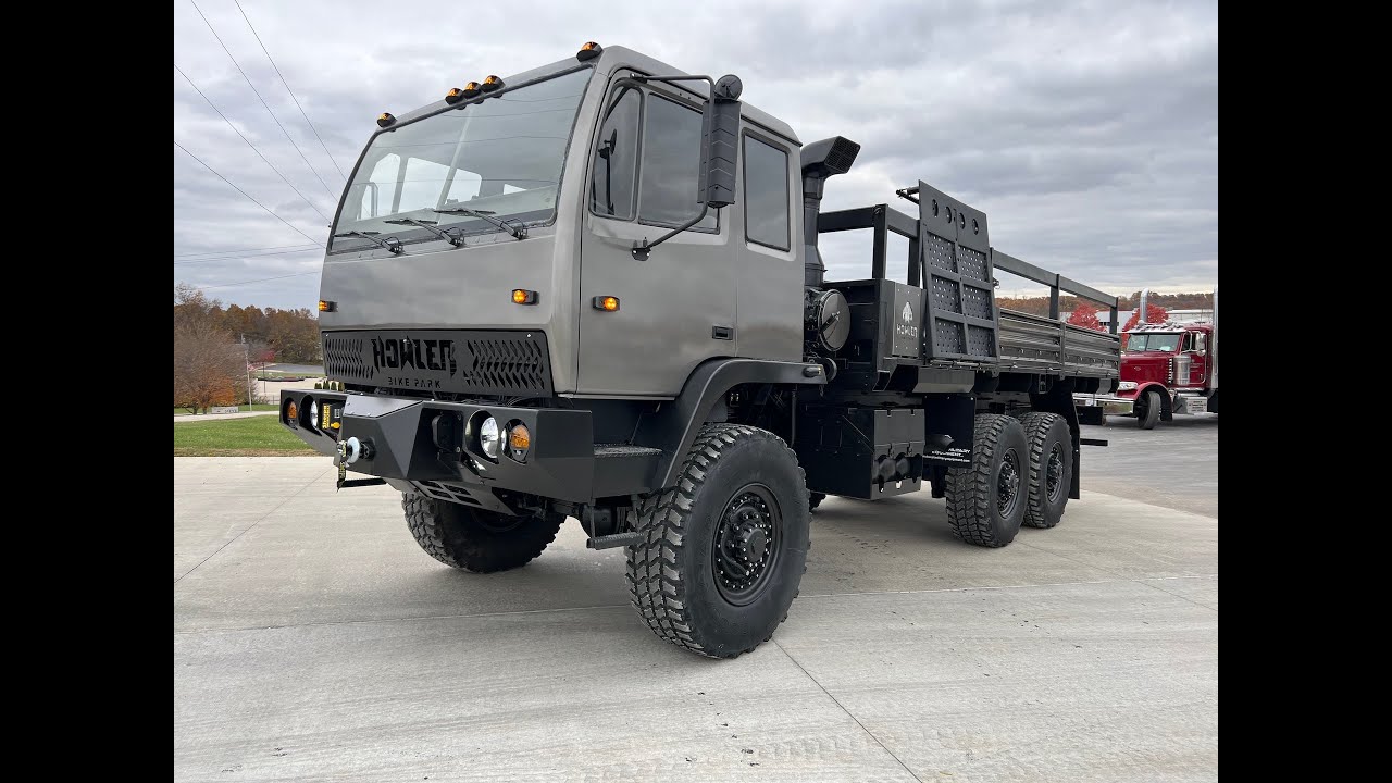 Check Out This Mountain Bike Parks New Stewart & Stevenson M1085a1 MTV Cargo Truck!