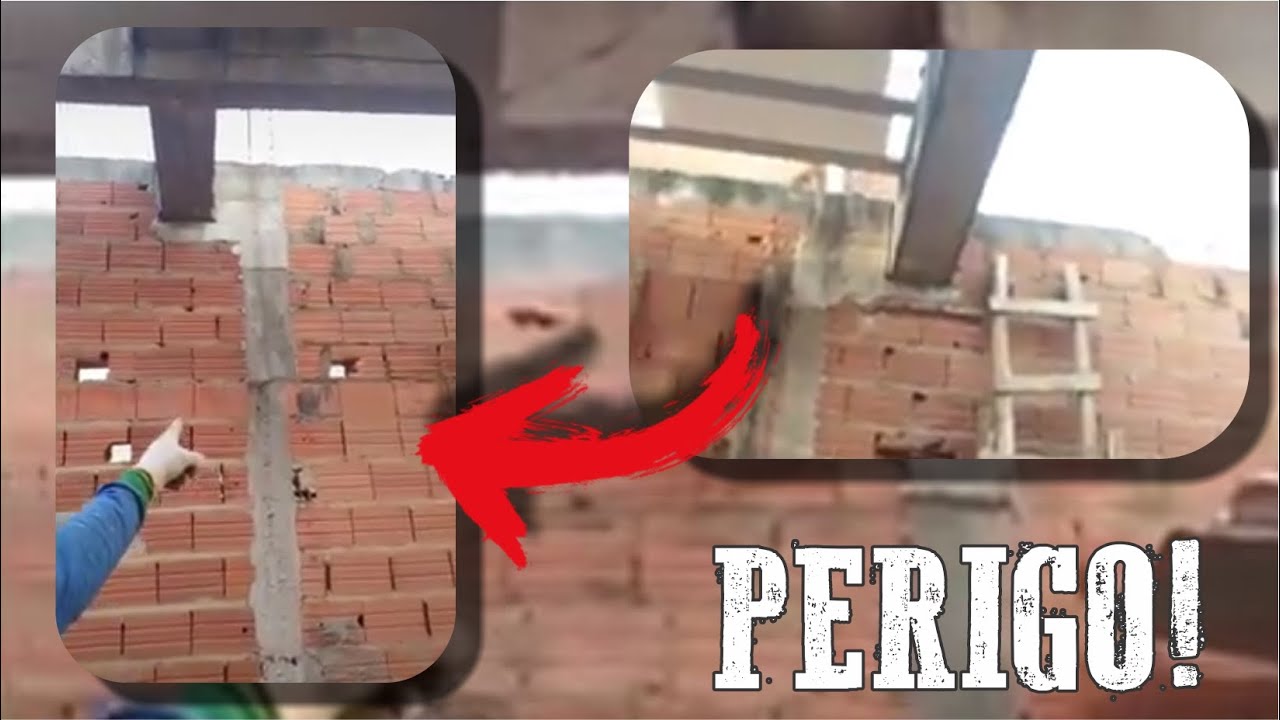 Olha o PERIGO, VIGAS fora do PILAR