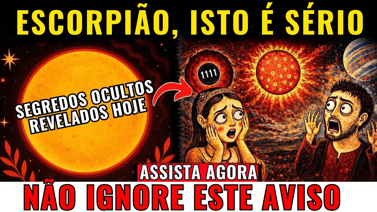 Se você é de Escorpião… este aviso cósmico não pode mais ser ignorado!