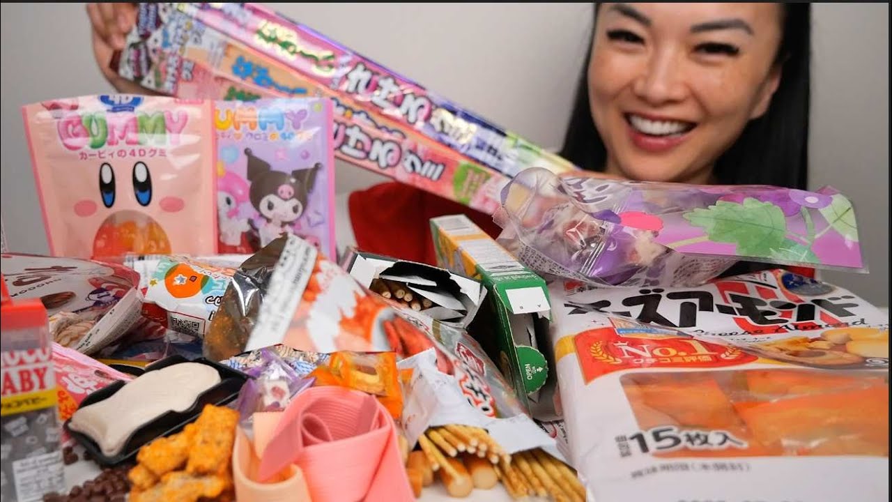 JAPANESE SNACKS (ASMR LIGHT WHISPER EATING SOUNDS) SAS-ASMR