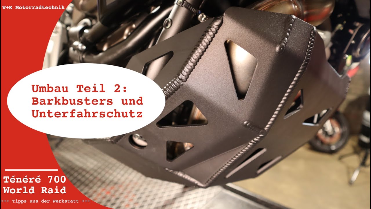 Teil 2: Umbau Ténéré 700 World Raid - Handprotektoren und Unterfahrschutz
