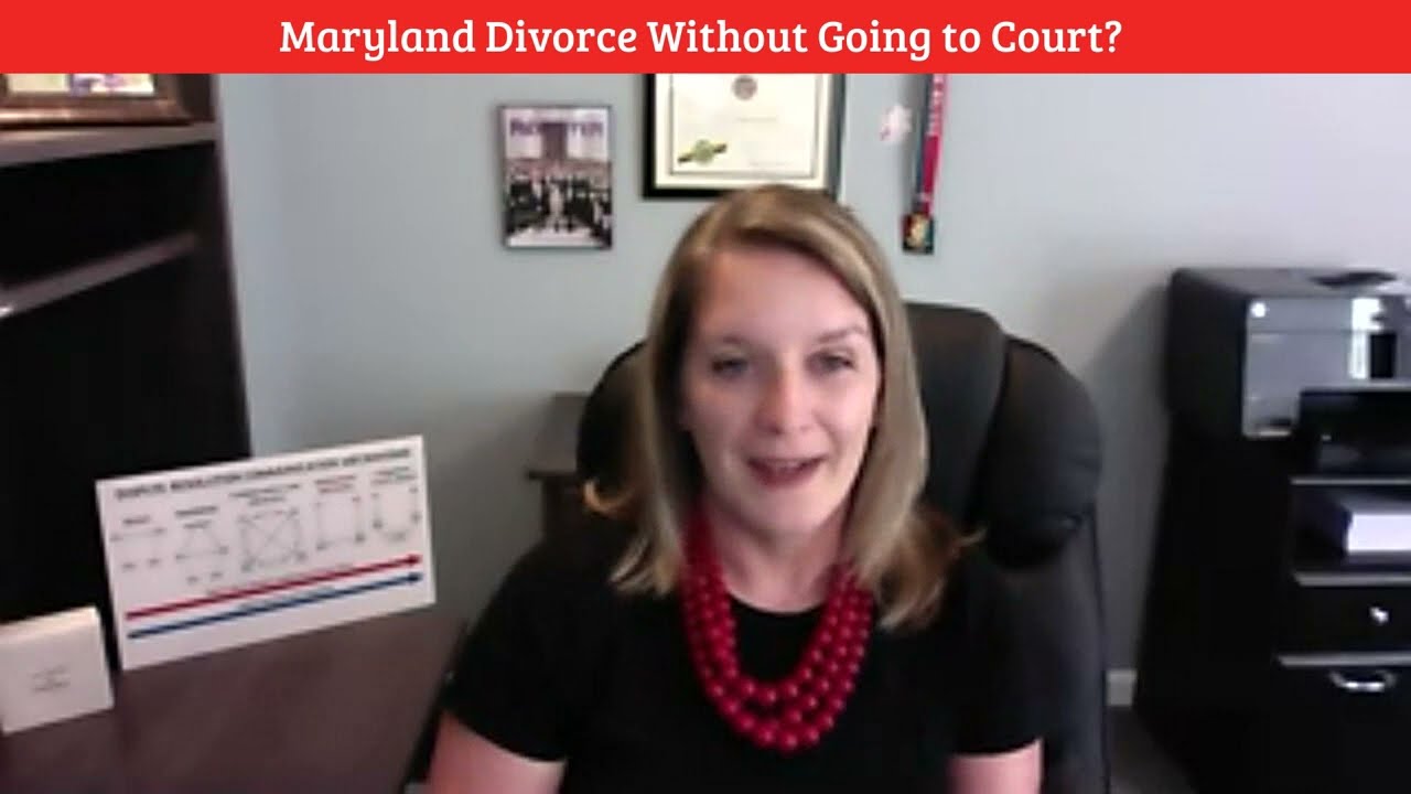 Can I get Divorced in Maryland Without going to Court?