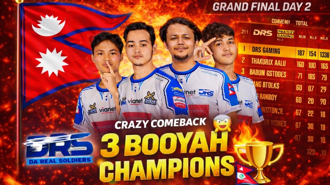 From 10th Place to CHAMPIONS 🏆 | DRS Gaming’s INSANE Hat-Trick Comeback 😱🔥