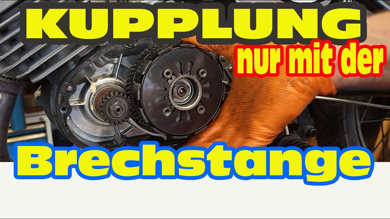 Kupplung nur mit der Brechstange
