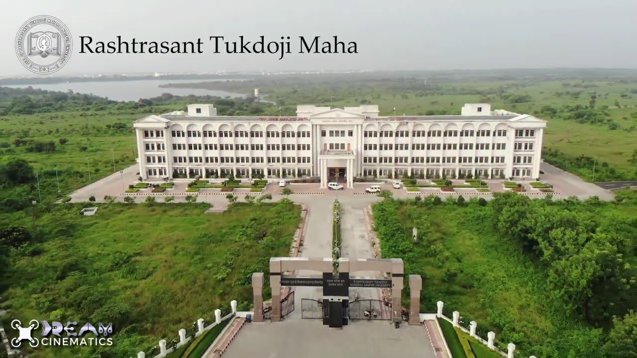 Aerial Tour: Explore the Lush Campus of RTMNU | Rashtrasant Tukadoji Maharaj Nagpur University
