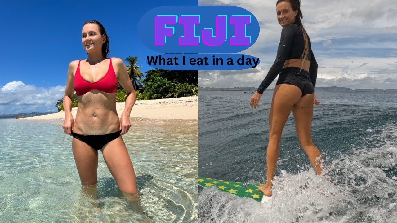 What I eat as a PRO SURFER on a remote island in FIJI