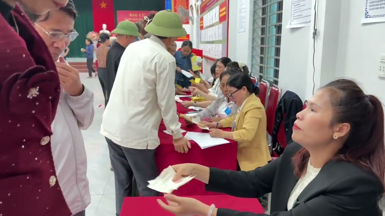 Ngày hội Bầu cử đại biểu QH, HĐND các cấp TDP Nam Hải 