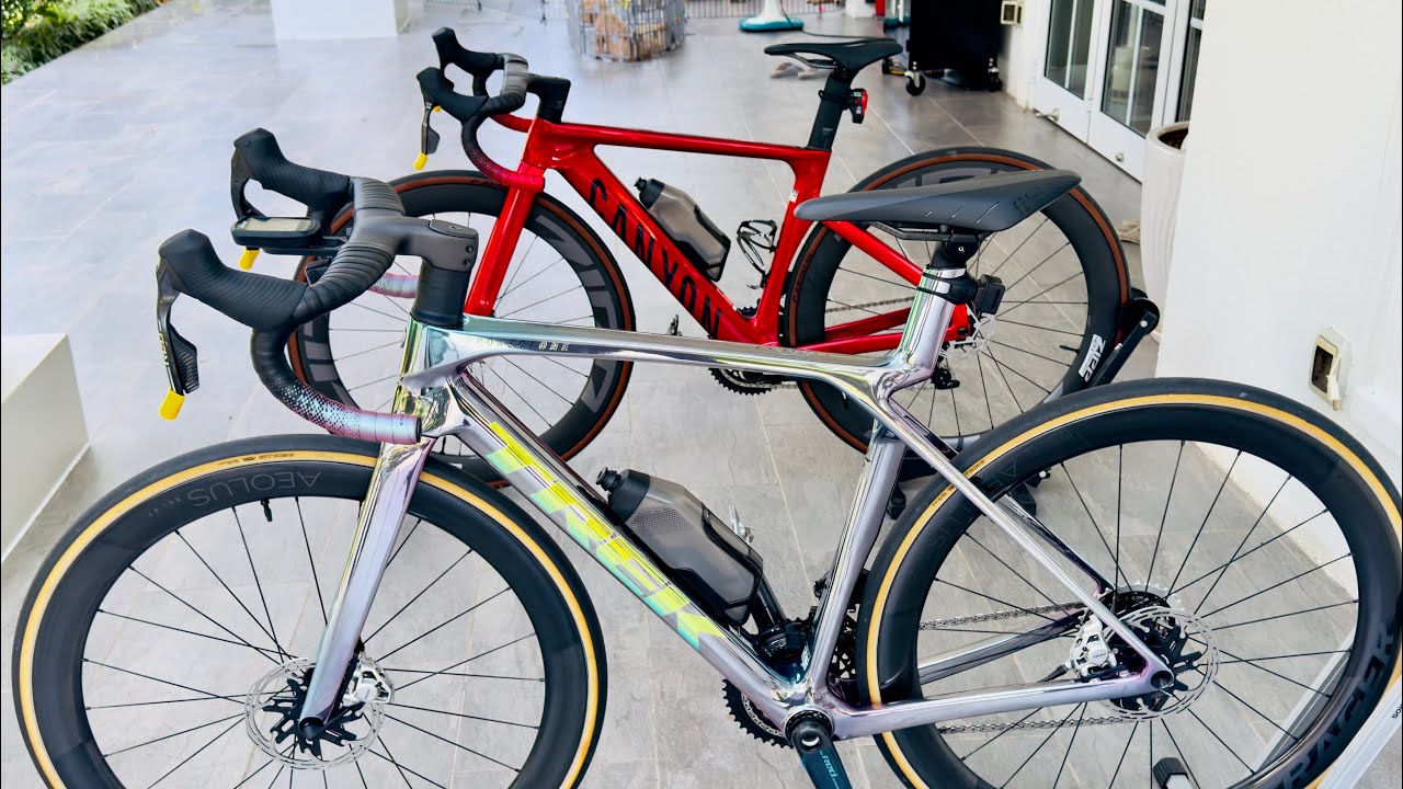 (5/12)Cặp Siêu Phẩm VIP TREK MADONE SLR9 Gen8, CANYON Aeroad CF SLX 8 AXS. 0396063233
