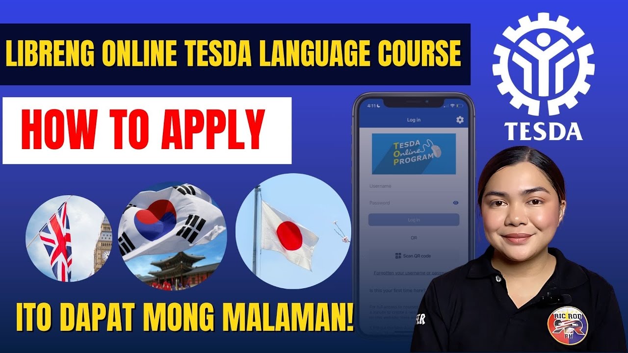 FREE TESDA ONLINE LANGUAGE TRAINING SA 2025 PARA SA FILIPINOS