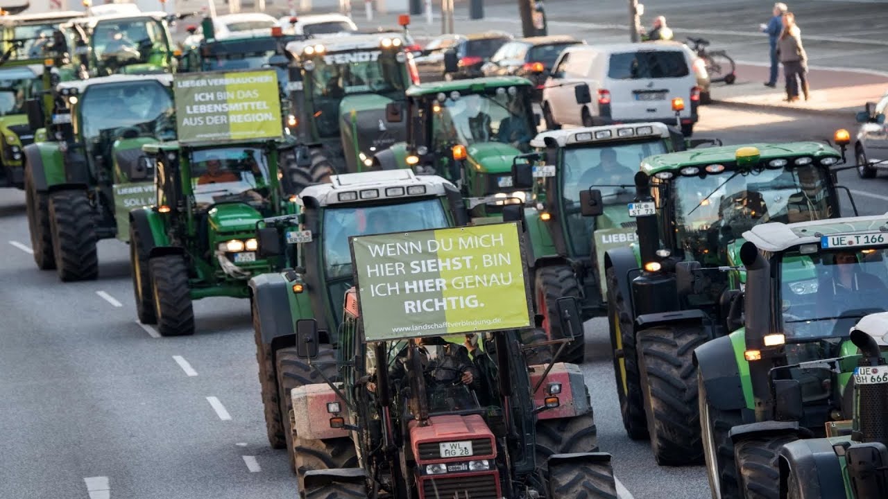 Trecker-Demo in Berlin