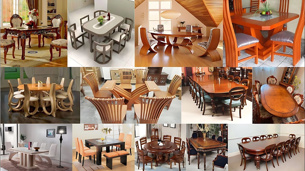 Top50+Wooden Dining Table Design Ideas 2023 | Modern Dining Table Design Ideas | Dinner Table Design