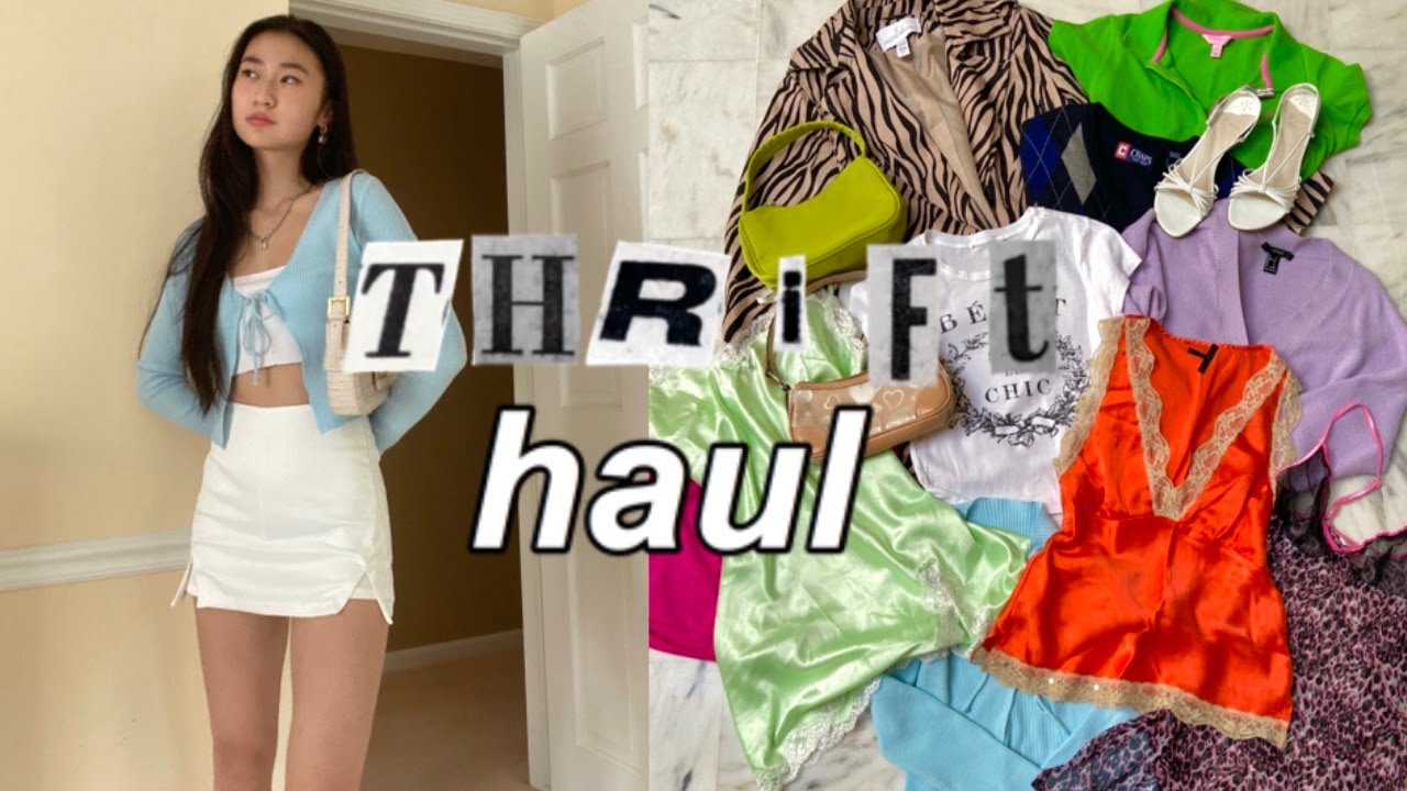 a huge FALL THRIFT HAUL (try on)