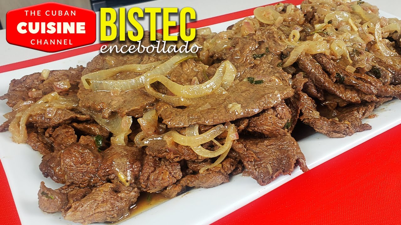 🚀BISTEC ENCEBOLLADO como hacer bistec cubano (Paso a paso para lograr un bistec jugoso y suave).