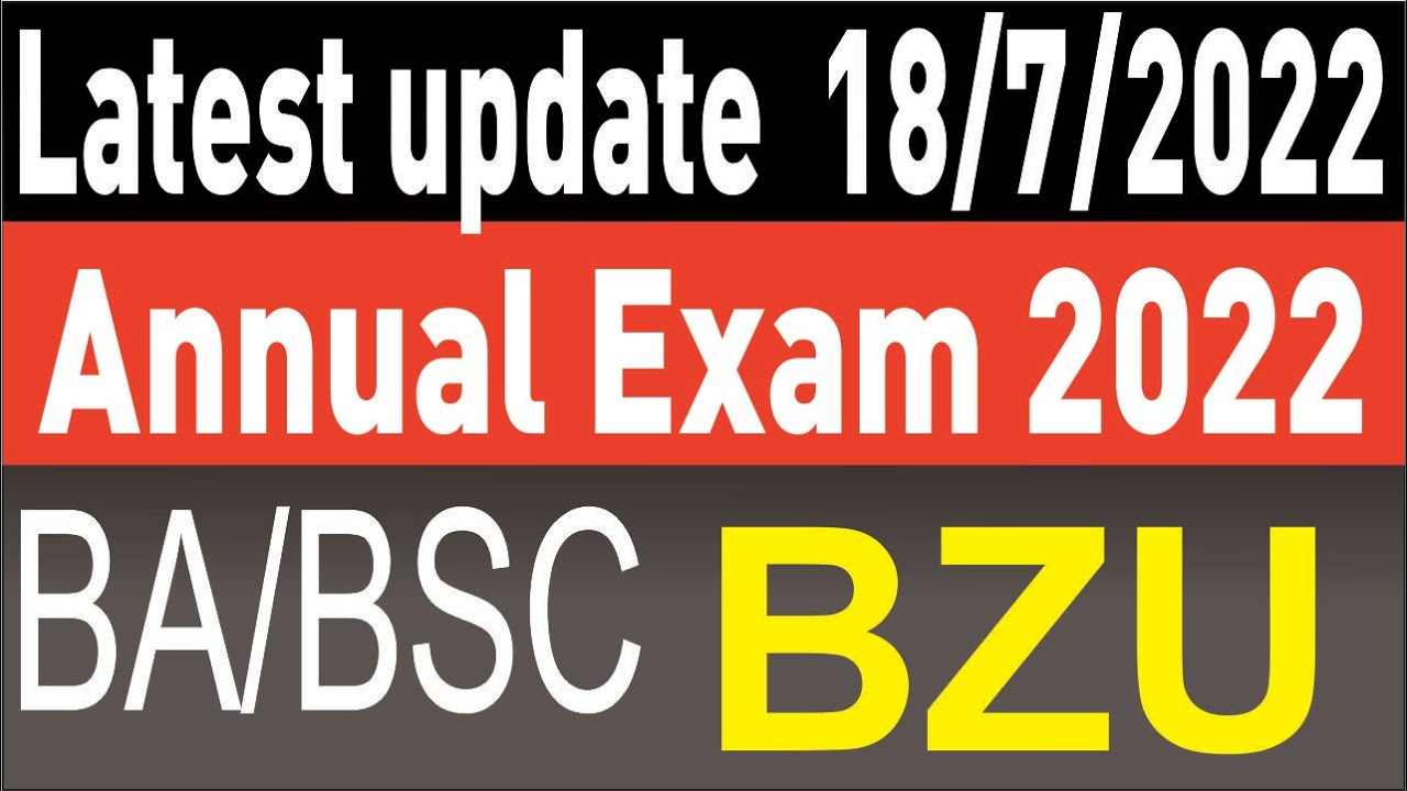 BA Bsc ADA ADs Annual exams2022 final date | ba annual exam 2022 |ba final exam date sheet 2022|#bzu