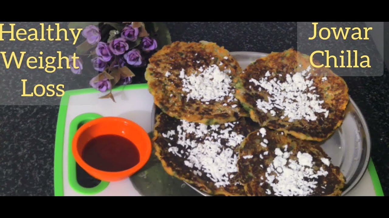 5 Min Gluten Free Healthy Jowar Chilla For Weight Loss | Breakfast Recipe | Super Soft & Tasty 