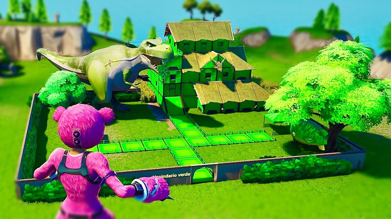 ATRAPADO EN UN MUNDO SOLO VERDE 😨 Aquí no hay quien viva Fortnite 826