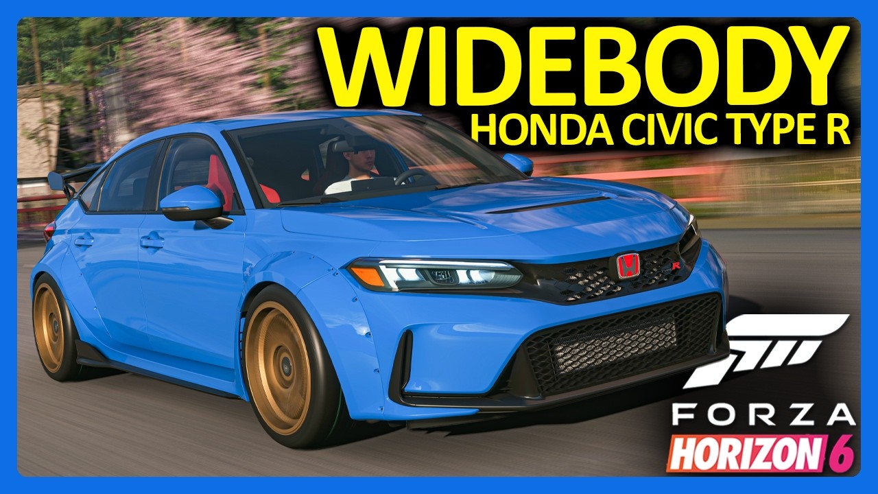 Forza Horizon 6: Новая модификация Honda Civic Type R с расширенным кузовом!! (Геймплей FH6)