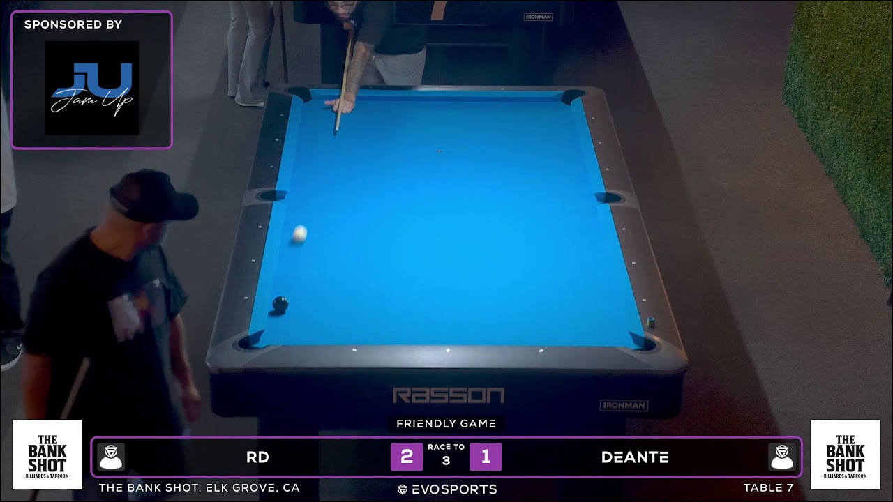 RD vs DEANTE - THE BANK SHOT - TABLE 7 | EvoSports