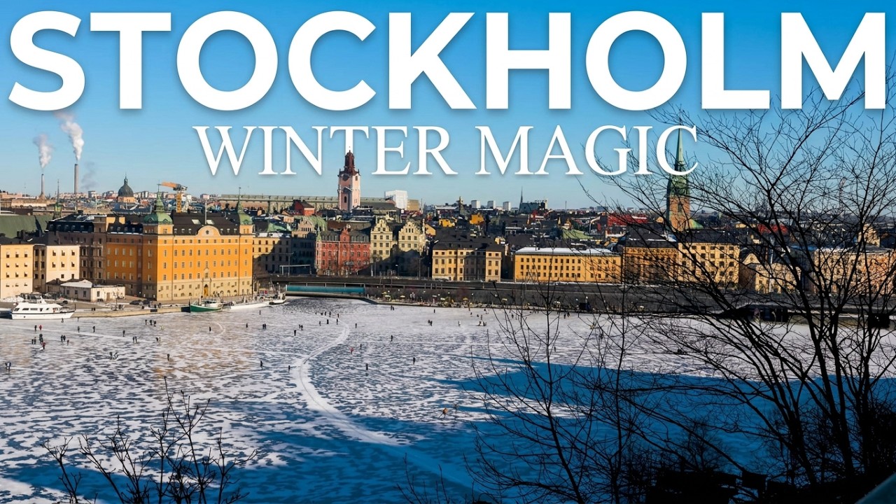 The MOST BEAUTIFUL WINTER CITY In the world ?/STOCKHOLM 2026