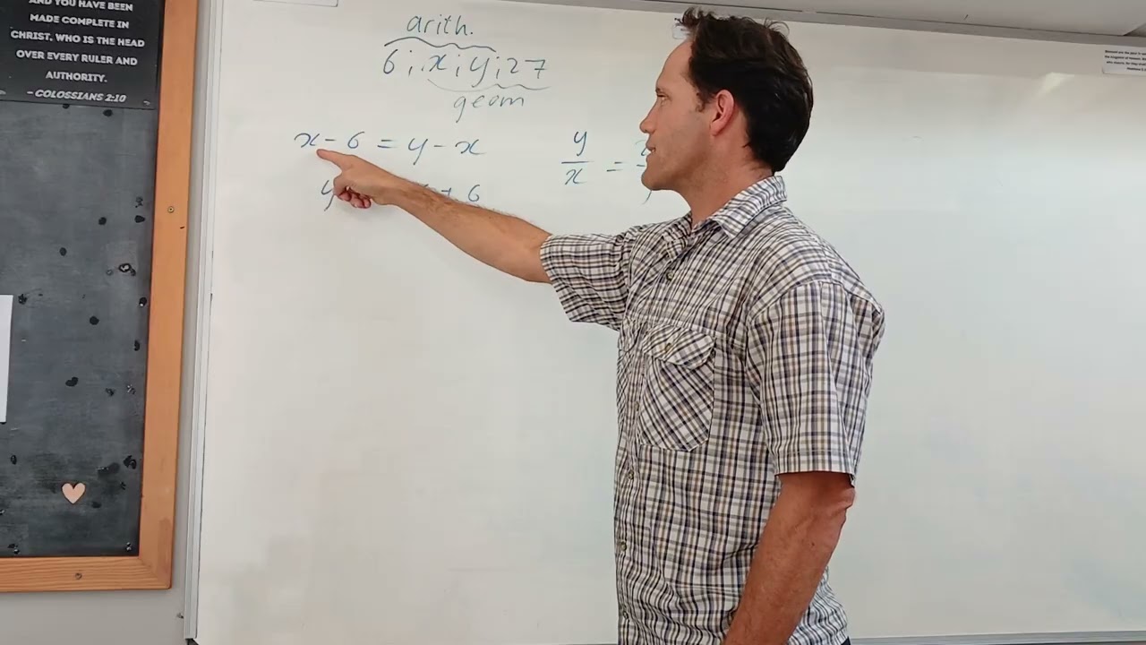 AWGrade12 Number patterns geometric and arithmetic part1