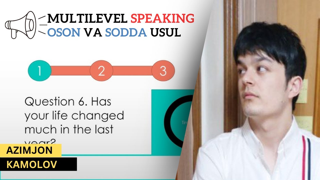 Multilevel Speaking Tayorlanish