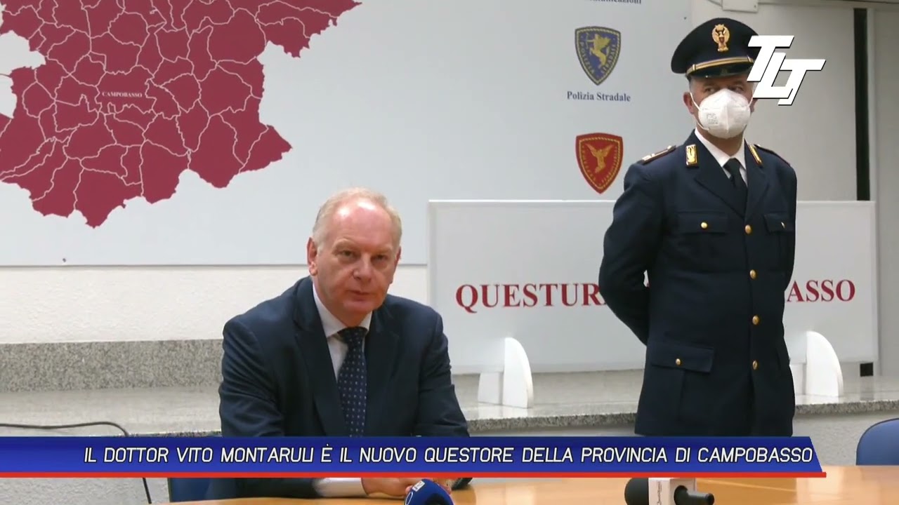 IL DOTTOR VITO MONTARULI &Egrave; IL NUOVO QUESTORE DELLA PROVINCIA DI CAMPOBASSO