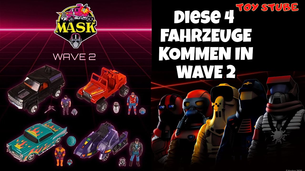Das ist GENIAL! M.A.S.K. Wave 2 endlich komplett angekündigt - The Loyal Subjects