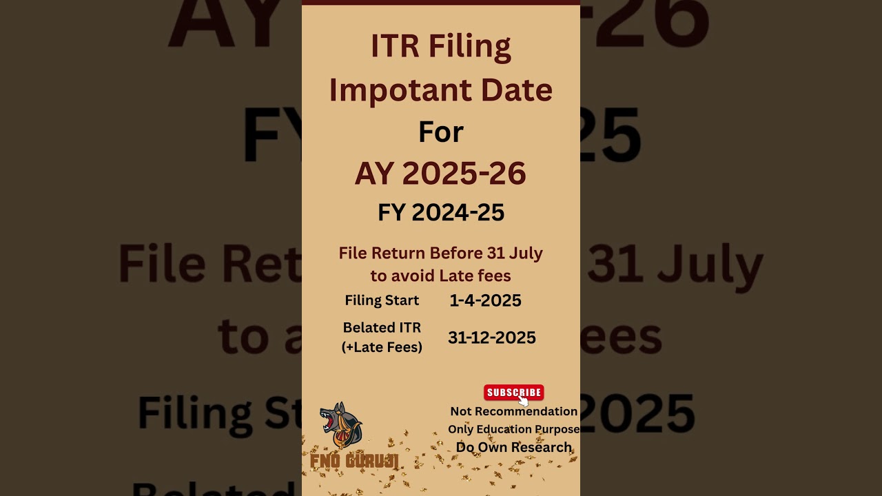 Last date of ITR Filing for 2024-25 | What is the Last date of ITR Filing | ITR Filing Last date