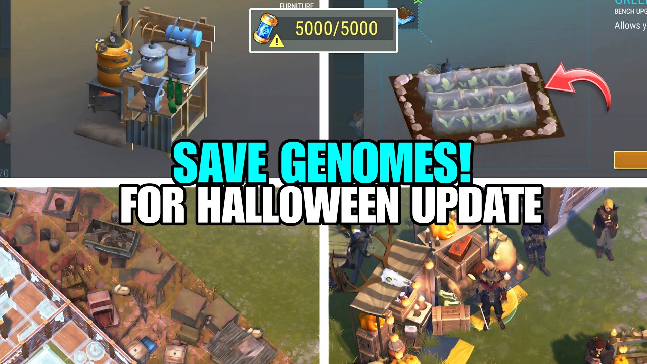 SAVE GENOMES FOR THESE NEW THINGS IN HALLOWEEN UPDATE! | Last Day on Earth: Survival